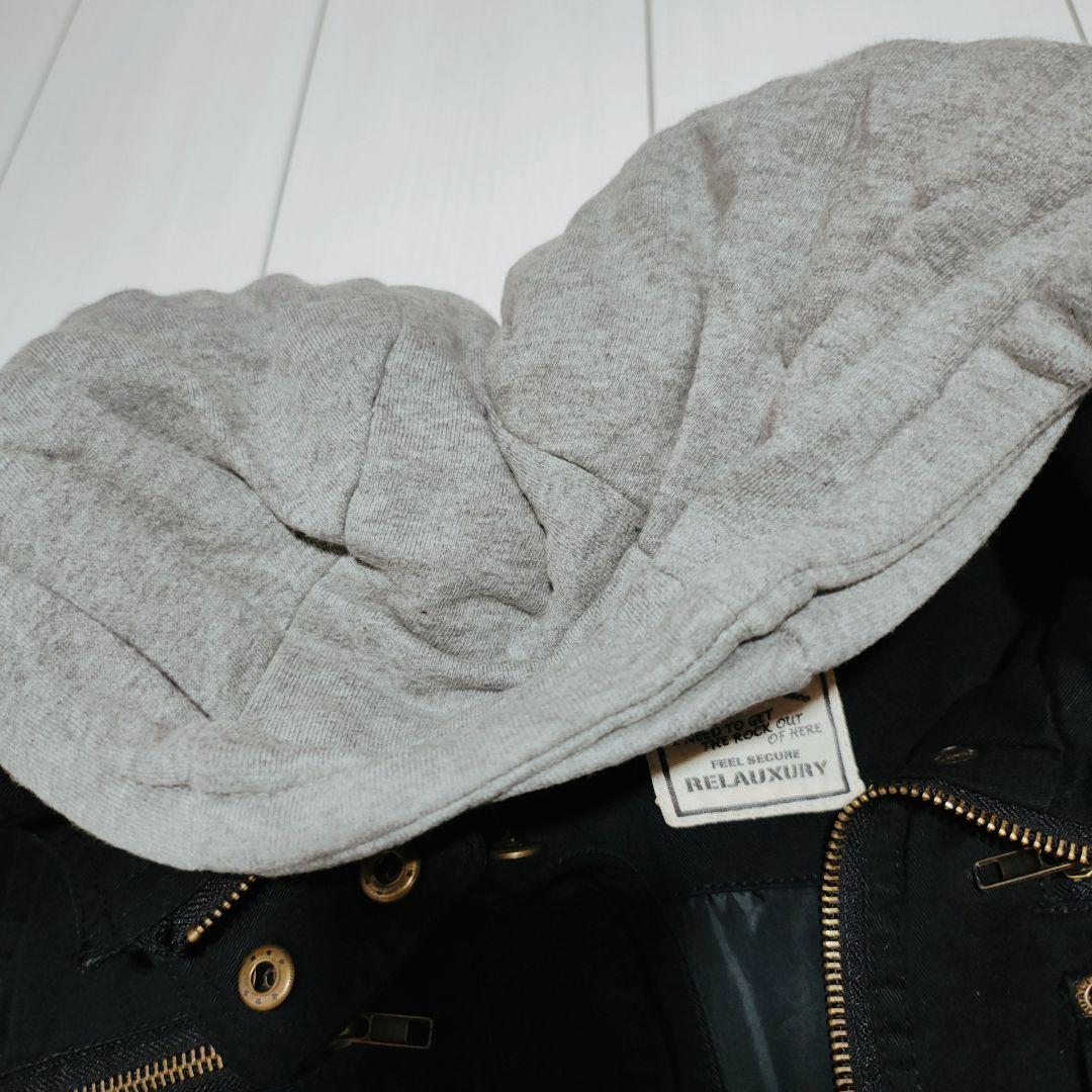 平成 Y2K ネオグランジ 古着 ギミック ベルテッド ミリタリージャケット