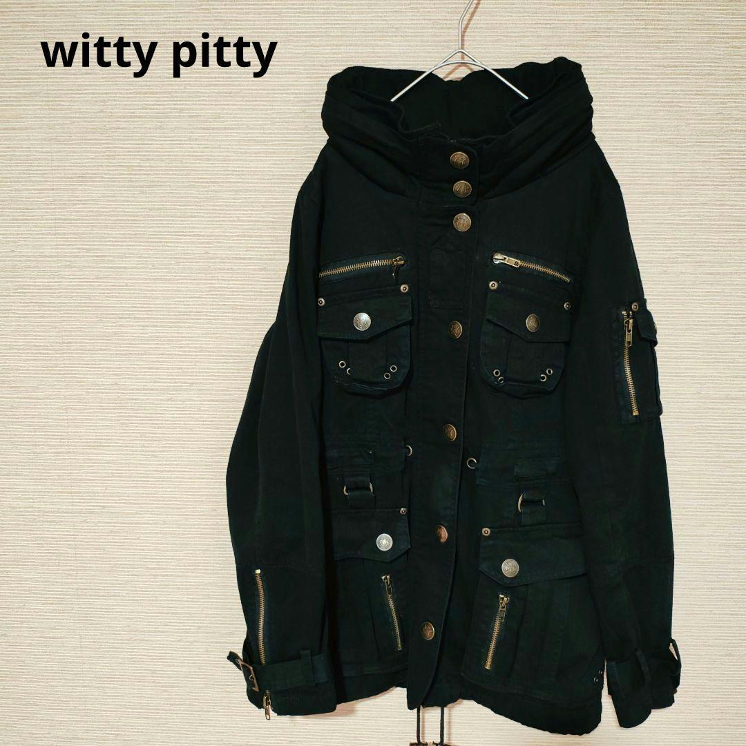 平成 Y2K ネオグランジ 古着 ギミック ベルテッド ミリタリージャケット