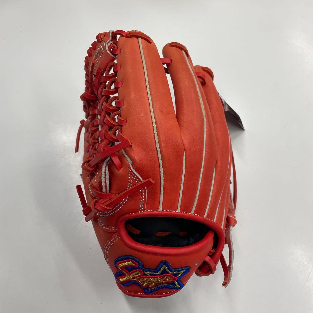 久保田スラッガー　ジュニア用軟式野球グローブ オレンジ 左投用