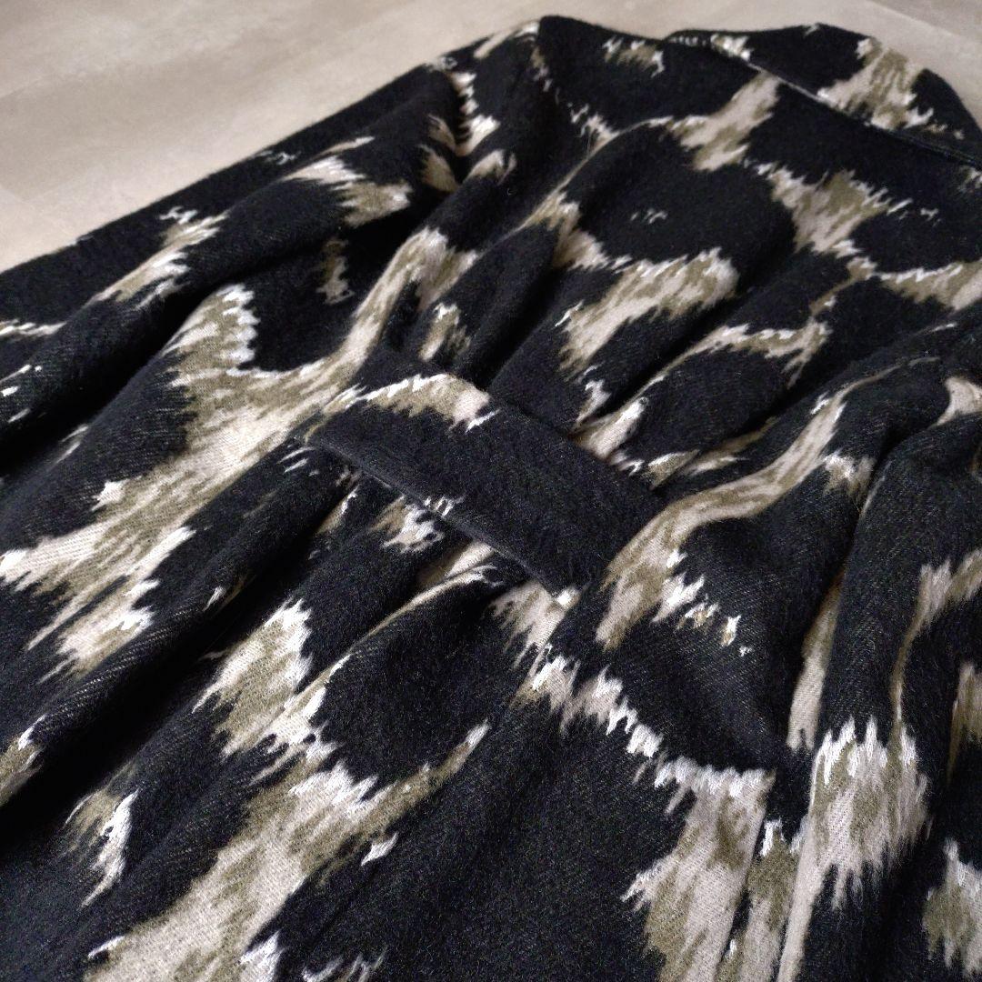 ヴィヴィアンウエストウッド ラブ襟 総柄 レオパード 豹柄 コートM