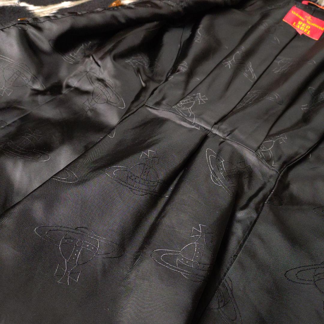 ヴィヴィアンウエストウッド ラブ襟 総柄 レオパード 豹柄 コートM