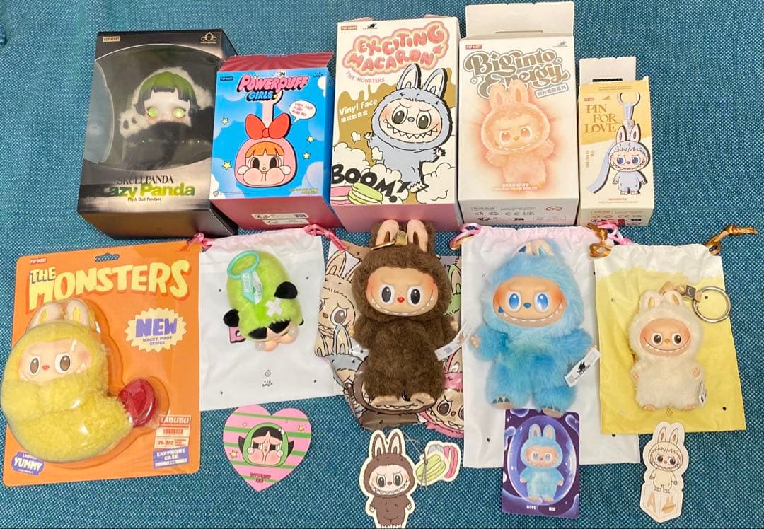 【シークレット有り】ラブブ スカルパンダ クライベイビー セット