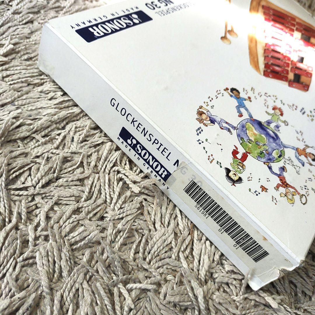 【美品】メタルフォン 赤 2段 NG30 SONOR ゾノア社 正規品　鉄琴