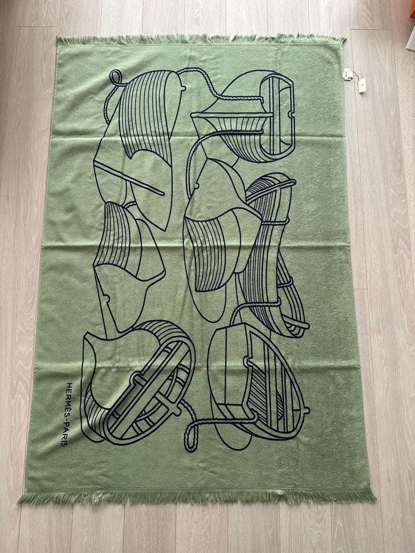 エルメスのビーチタオル バスタオルです 新品未使用