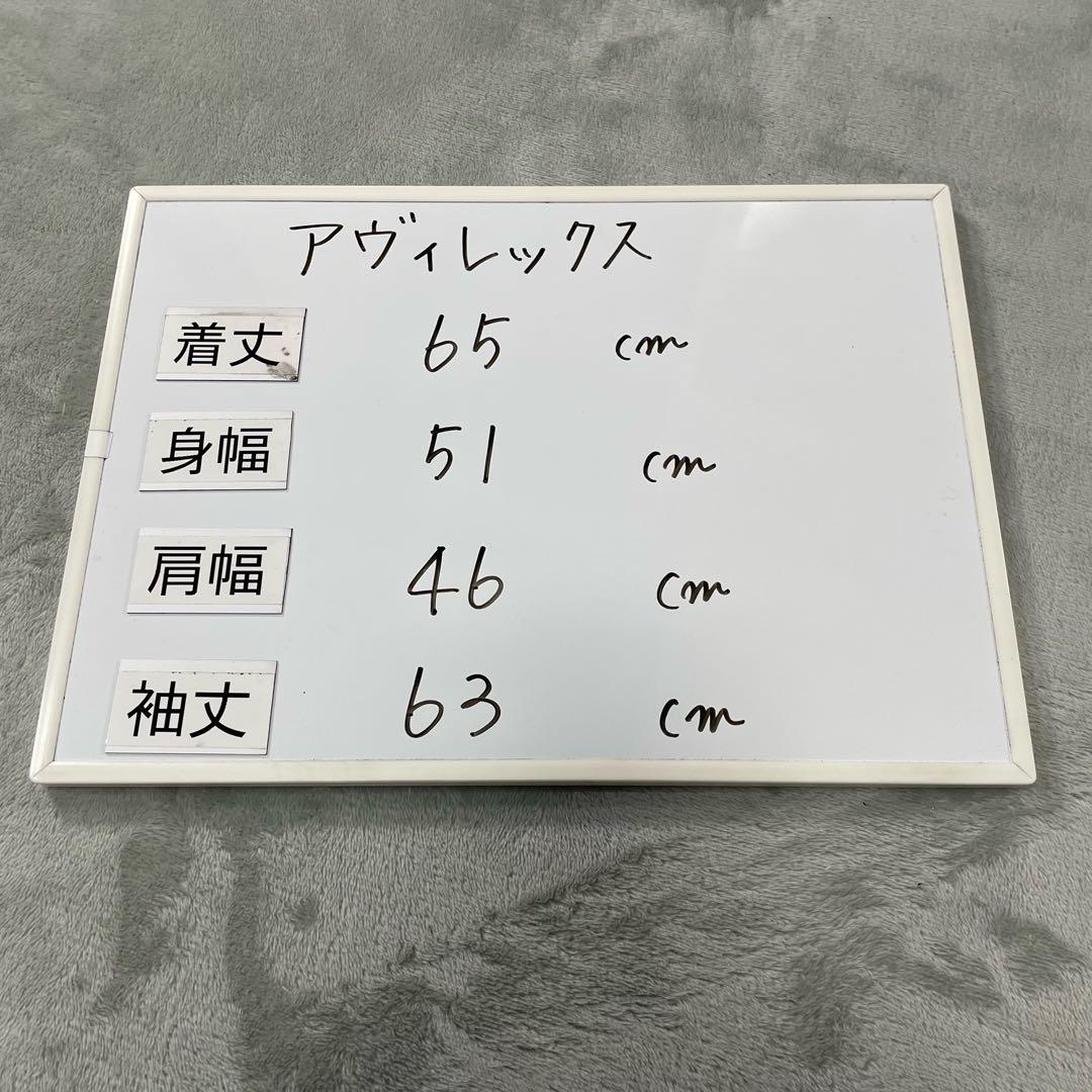 アヴィレックス　裏ボアムートンレザーライダースジャケット ブラウン L