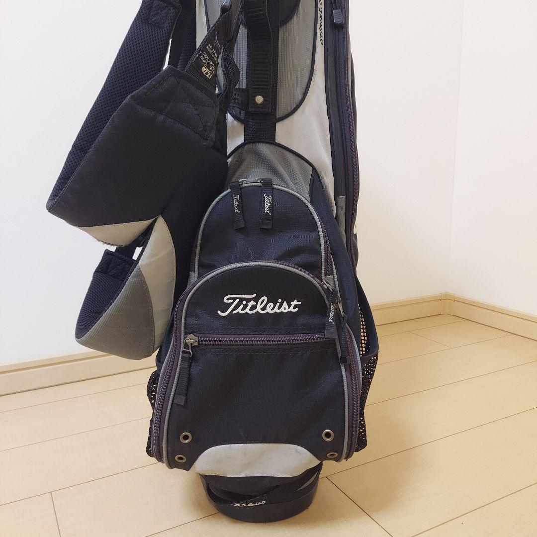 Titleist タイトリスト 軽量 キャディバック スタンド ブラック/グレー