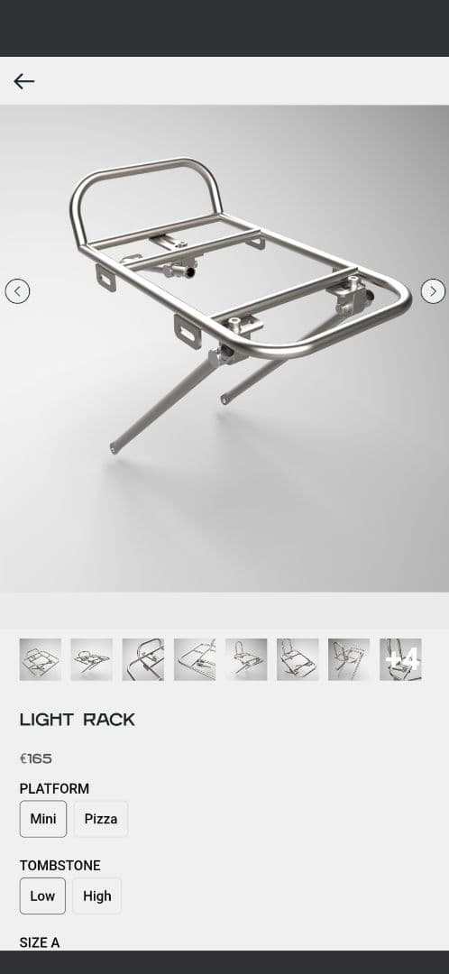 protostudia Light Rack mini チタンキャリア