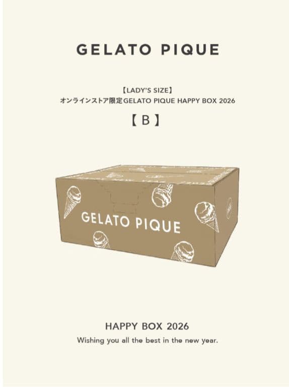 GELATO PIQUE HAPPY BOX 2026【B】ジェラートピケ　福袋