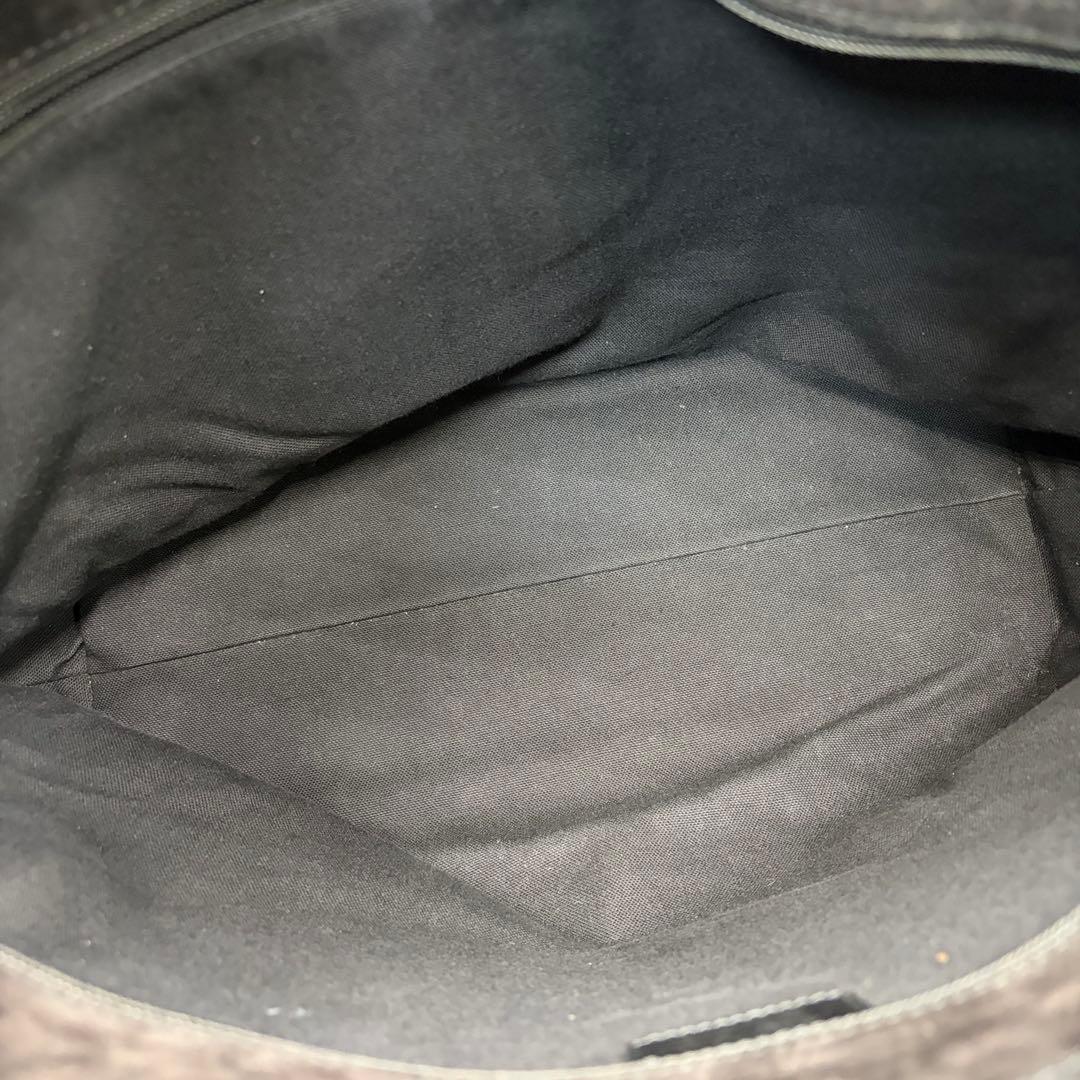 美品 フェラガモ トートバッグ 肩掛け オールレザー ビジネスバッグ 黒 メンズ