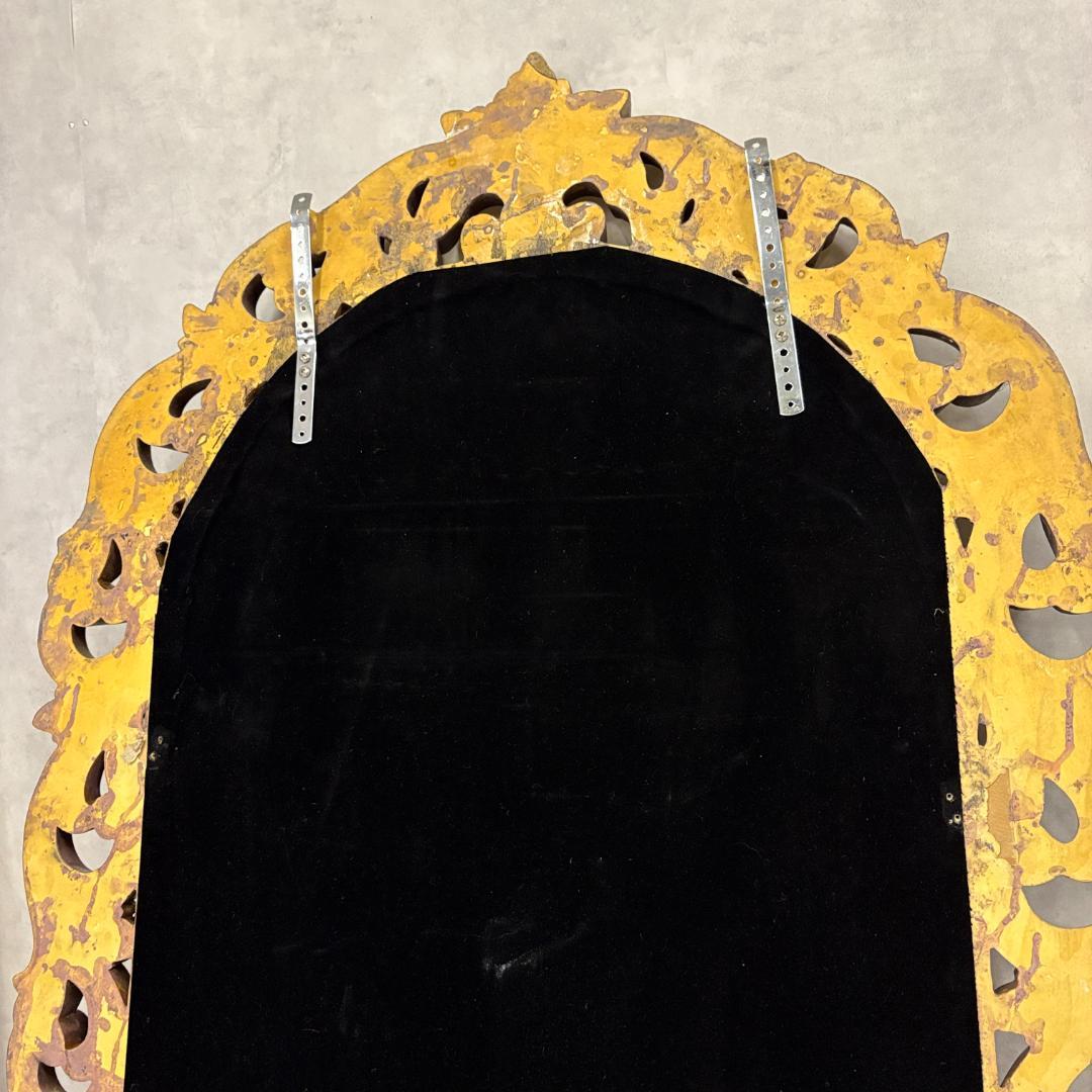 アンティーク調 ウォールミラー ゴールド装飾フレーム 壁掛け鏡