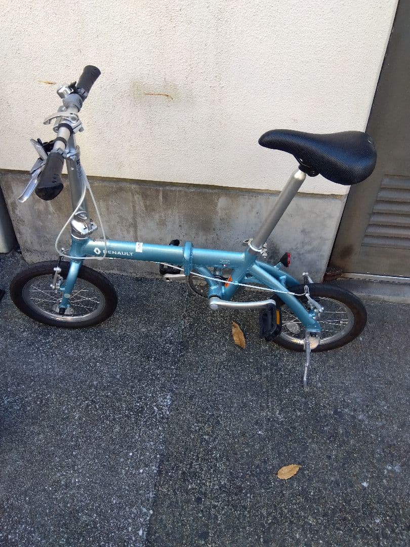 RENAULT ライト8 14インチ　折りたたみ自転車 青