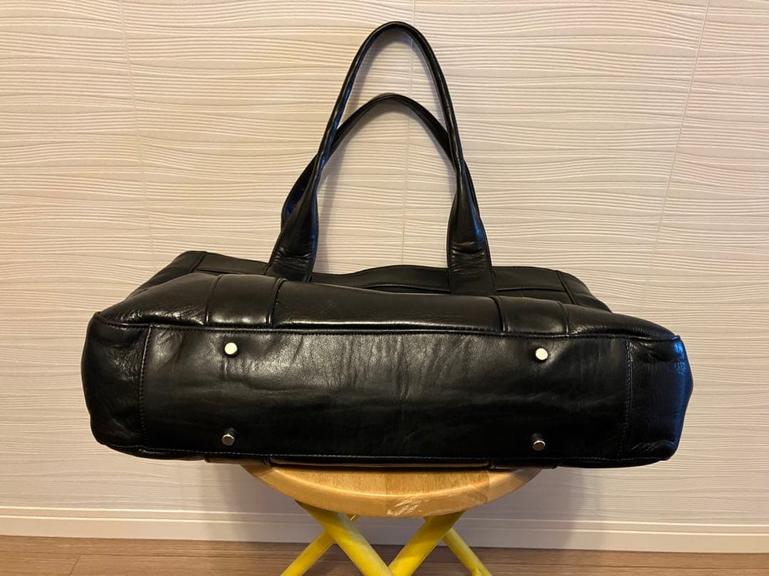 【値下】aniary　アニアリ　レザー　トートバッグ　A4可　ブラック　ビジネス