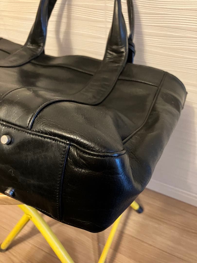 【値下】aniary　アニアリ　レザー　トートバッグ　A4可　ブラック　ビジネス