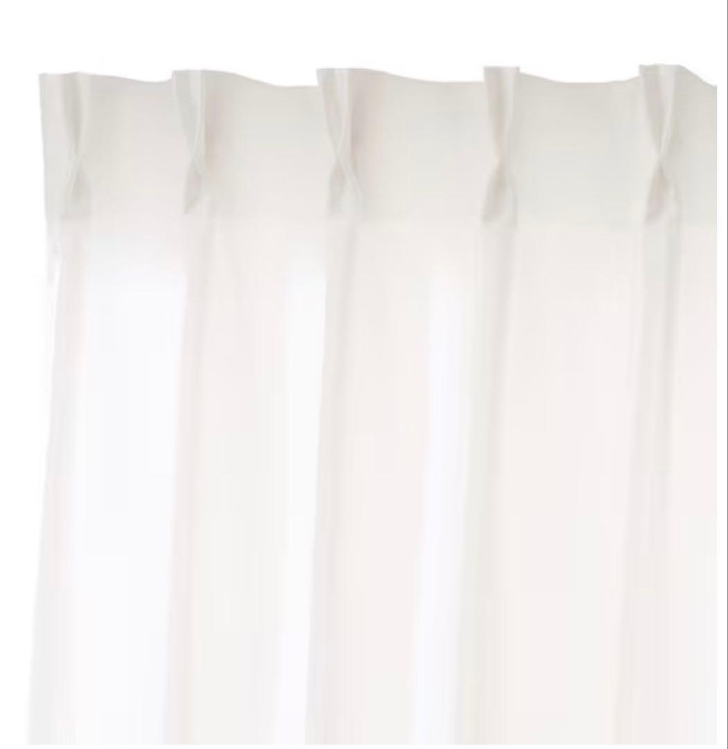 【新品】ニトリ　レースカーテン エコナチュレ　幅150✖️丈198✖️２枚組