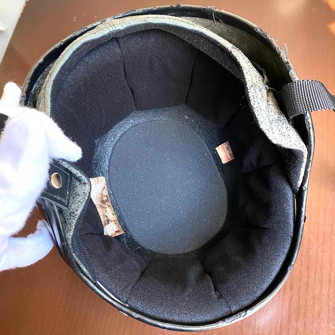 SHOEI 小帽体 目深加工 リペア済み 当時物 族ヘル ビンテージヘルメット