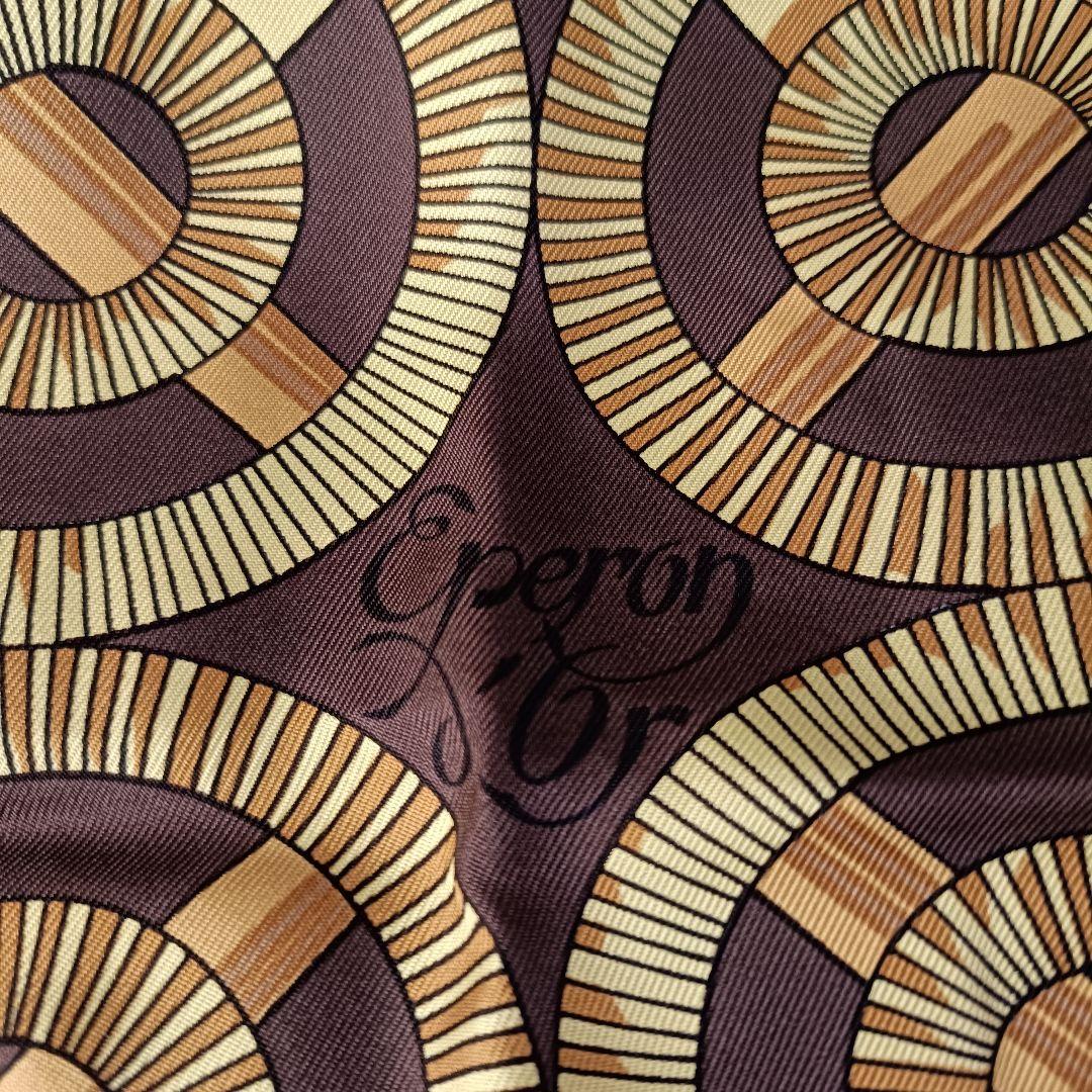 【美品】エルメス カレ90 Eperon d'Or 黄金の拍車 シルク スカーフ