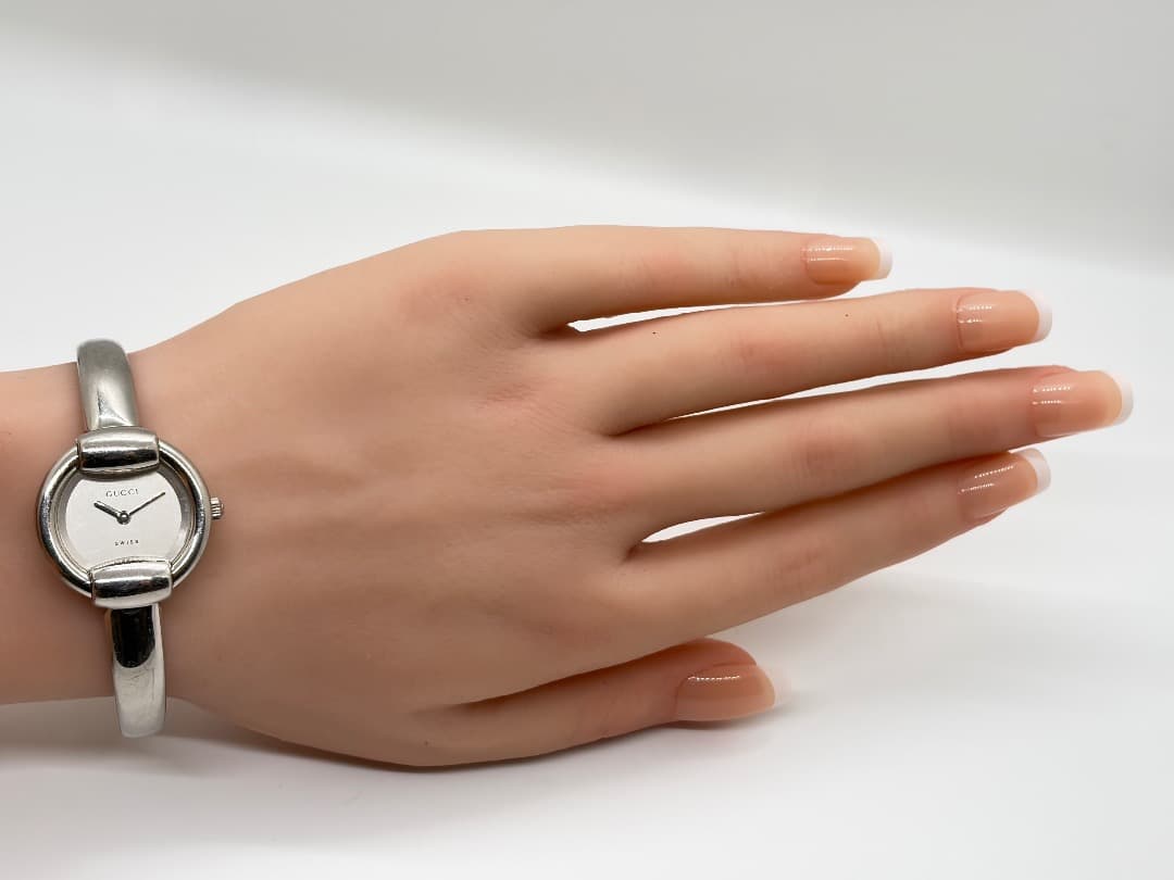 【保付・新品電池】GUCCI 1400L グッチ バングル レディース腕時計