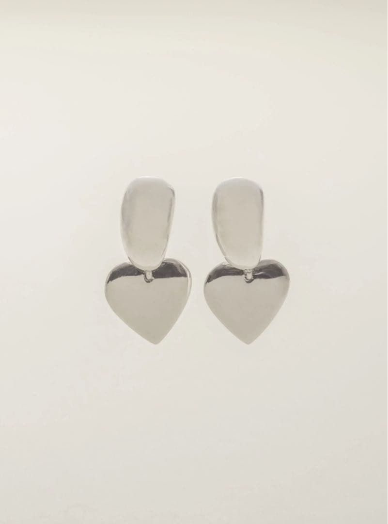 【てる】yoaa シルバーハートピアス