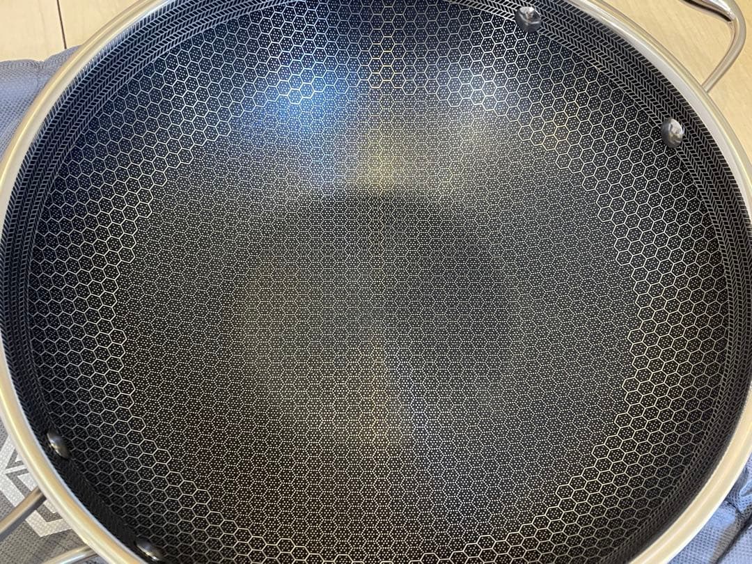 中華鍋 ハイブリッド ノンスティック 30cm HexClad ヘックスクラッド