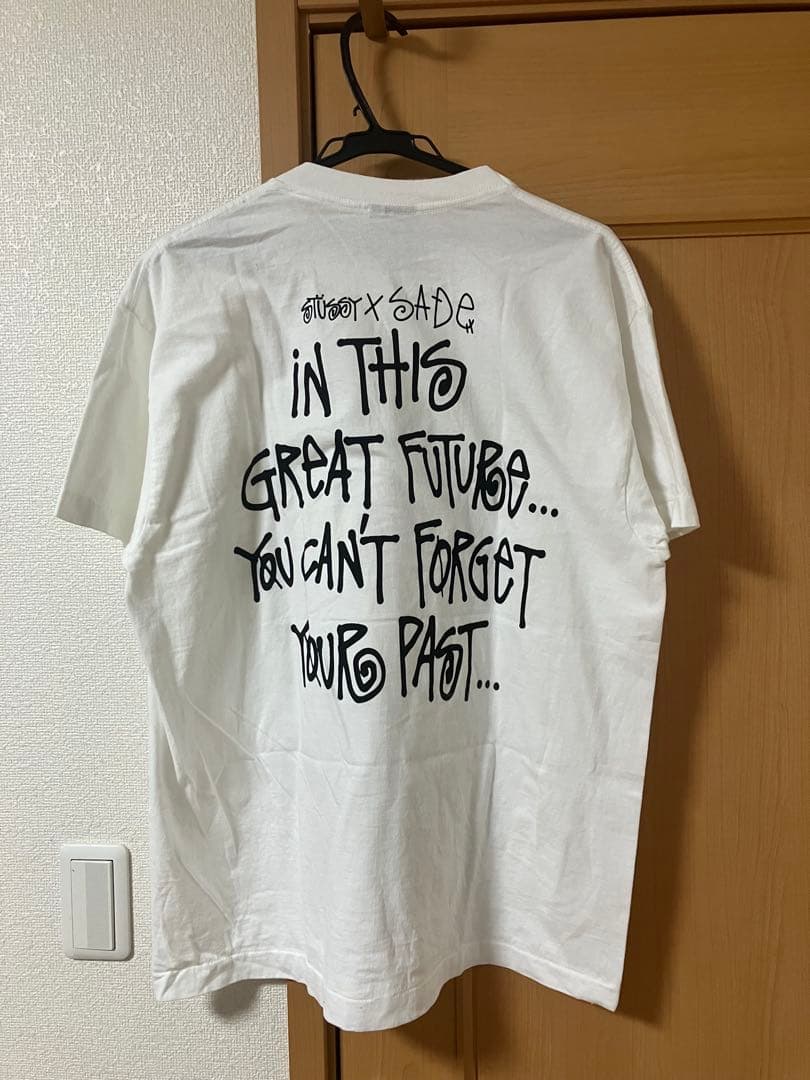 STUSSY × SADE Tシャツ 復刻 USA製 両面プリント XL