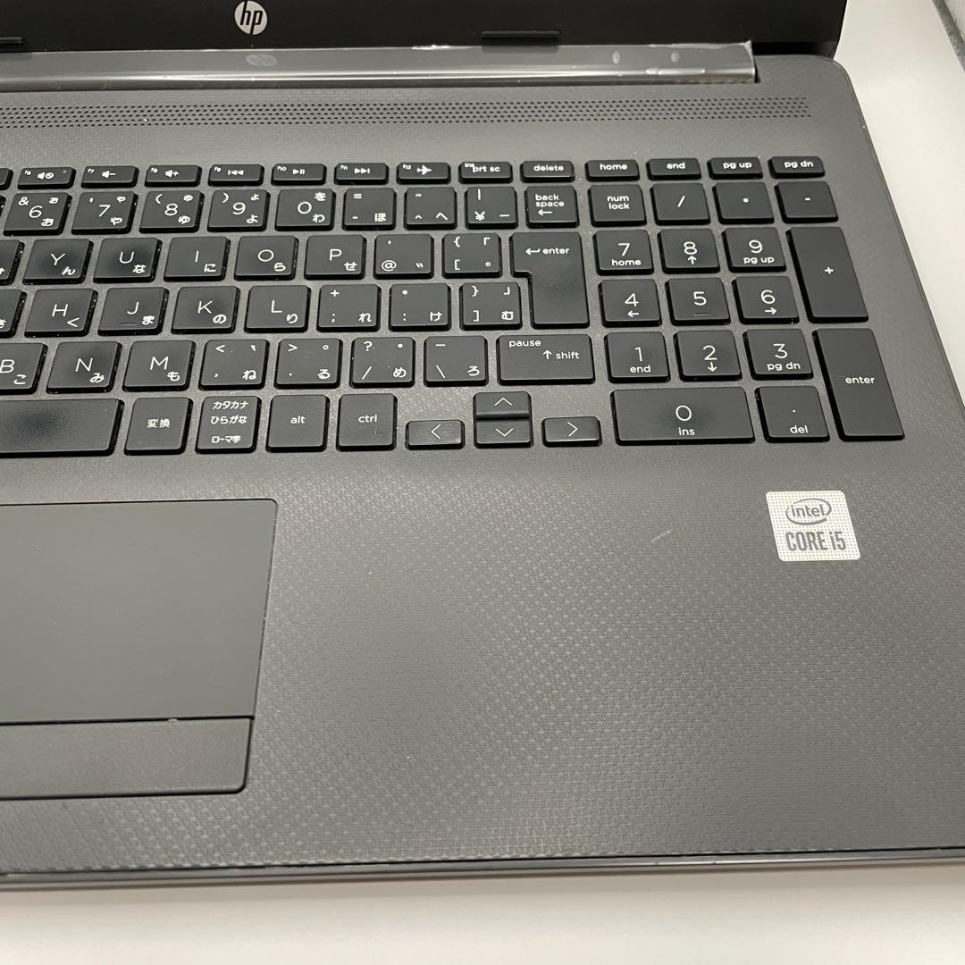 ノートPC/黒/i5/12GB/SSD256GB/Office2024/HP