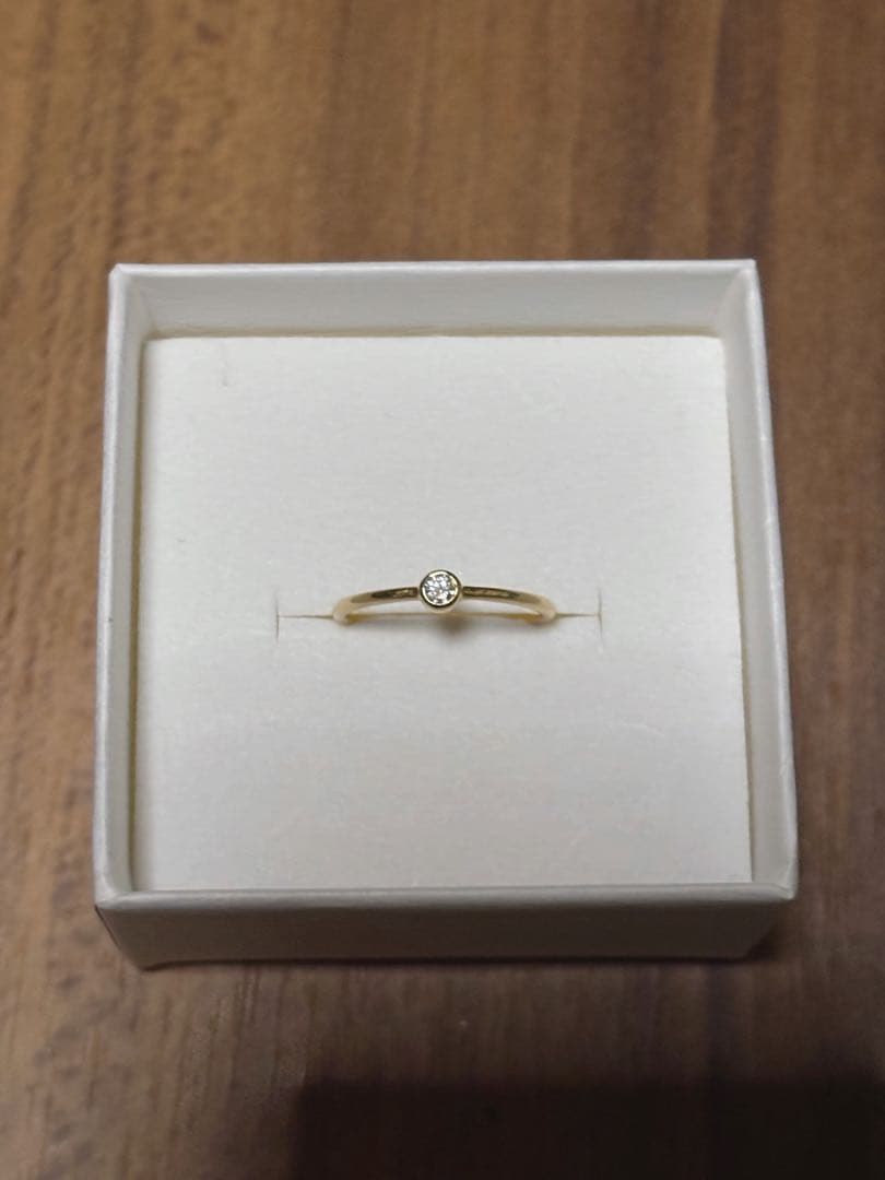ete K18 ダイヤモンド0.06ct リング「ブライト」 9号