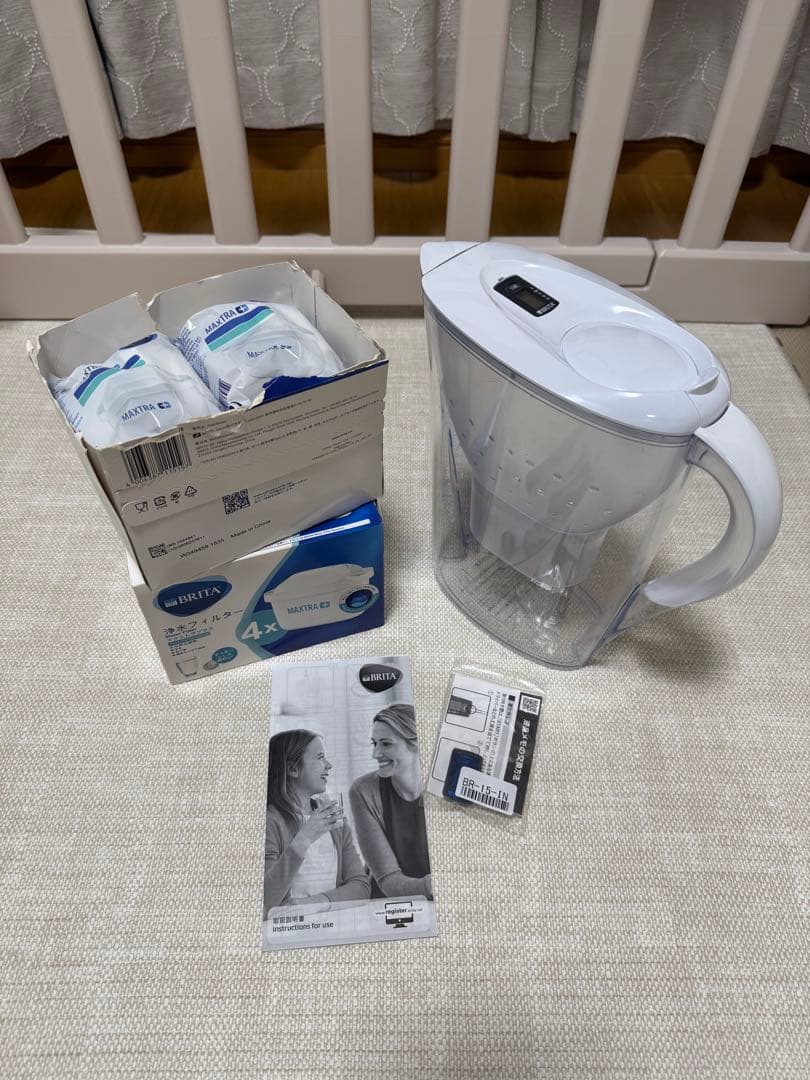 ブリタ ポット型浄水器 マレーラ本体 カートリッジ8個 液晶メモ