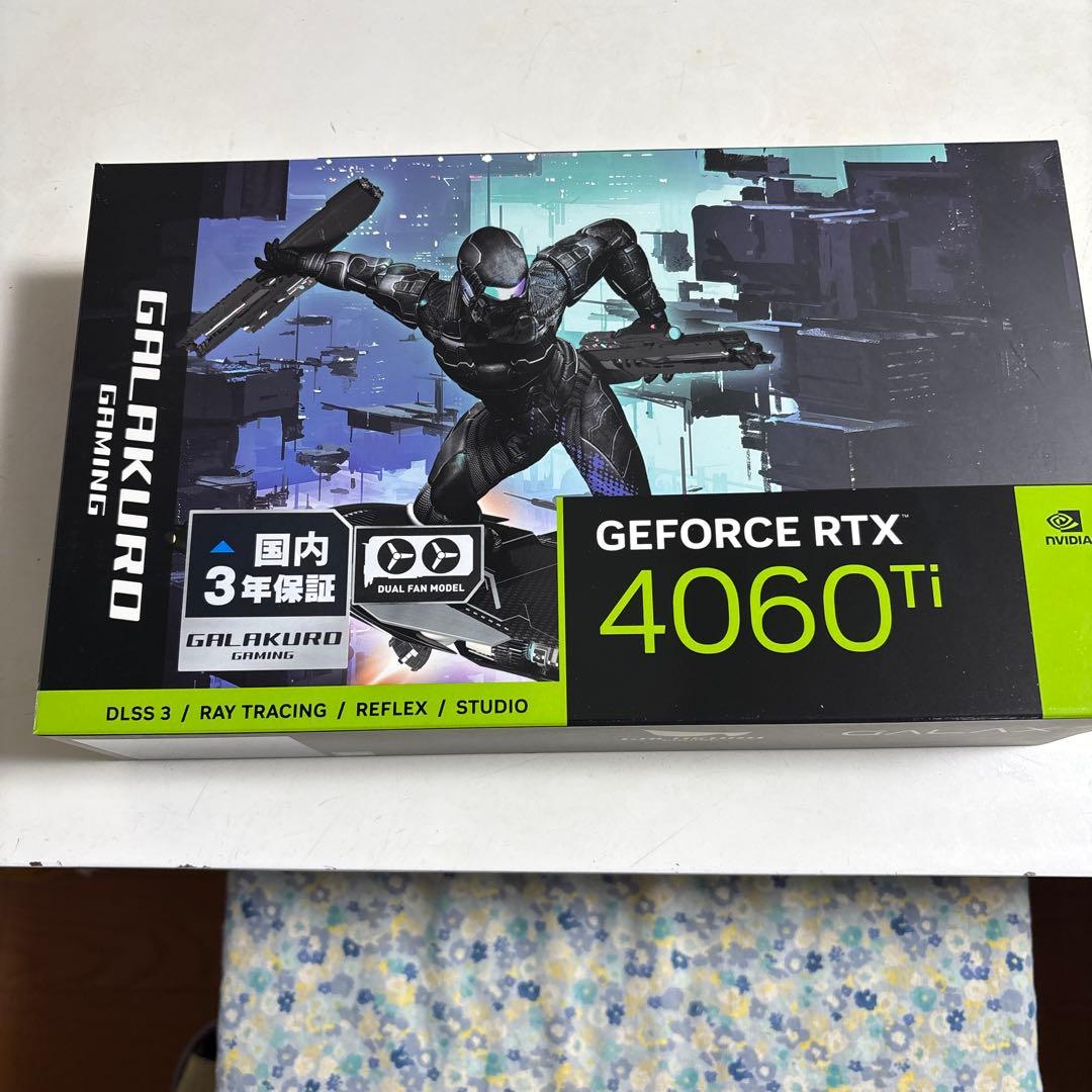 GEFORCE RTX 4060ti 8g 玄人志向　値下げしました。