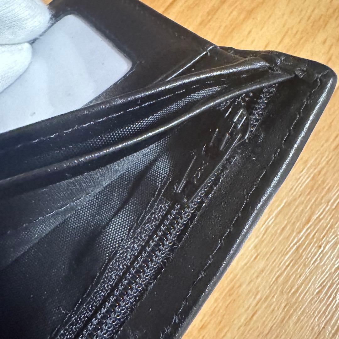 （希少）スタースティングレイ 折財　 二つ折り ガルーシャ 黒