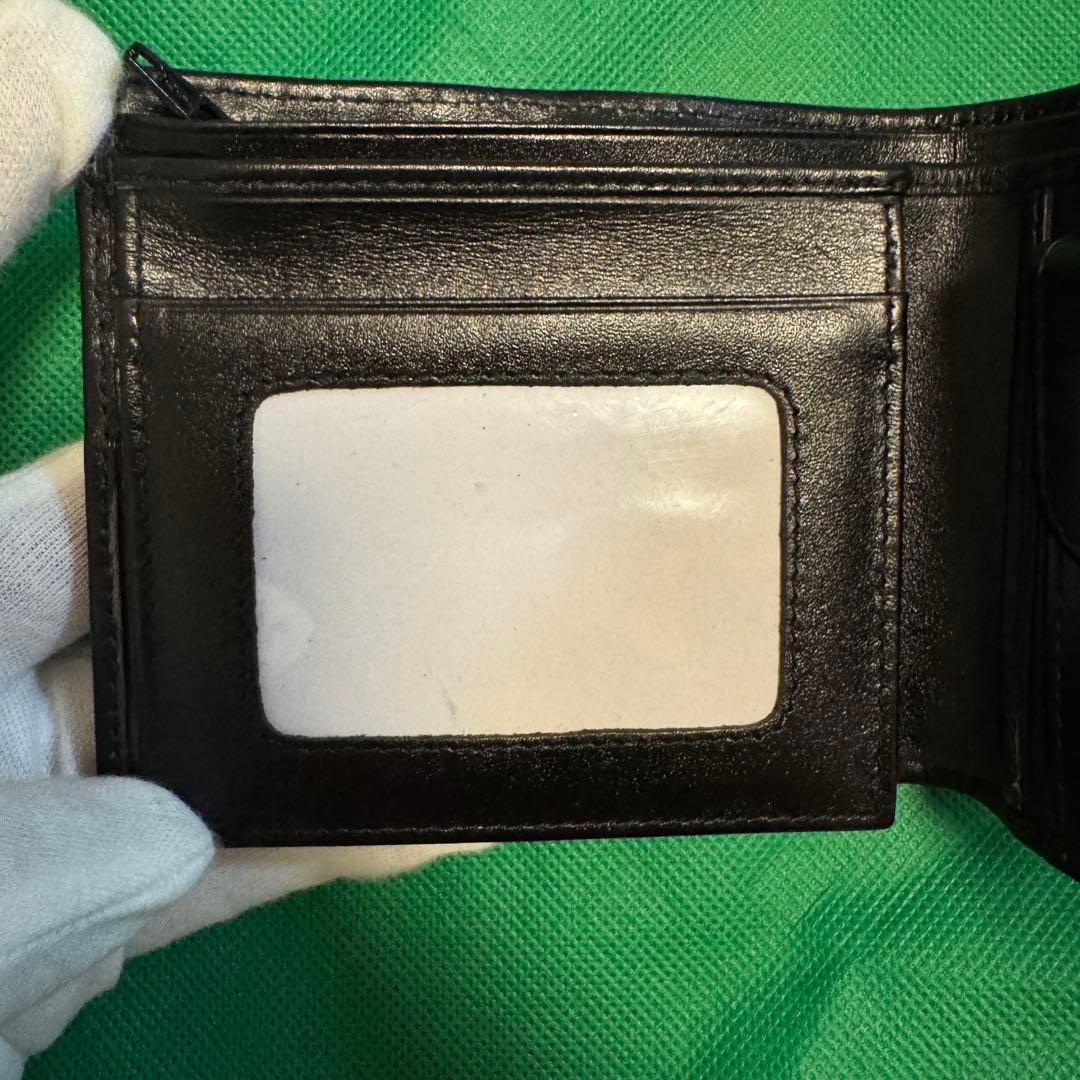 （希少）スタースティングレイ 折財　 二つ折り ガルーシャ 黒