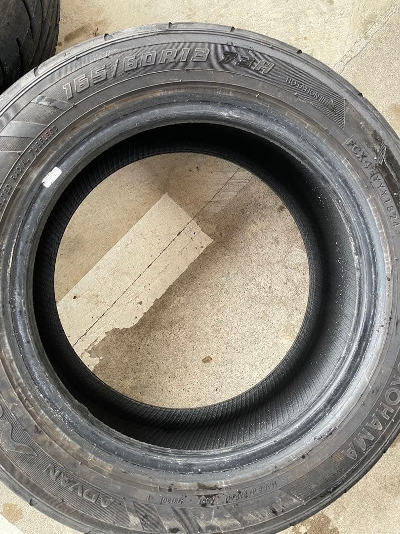 M*】様 ネオバ　ADVAN NEOVA AD07 165/60R13 24年製