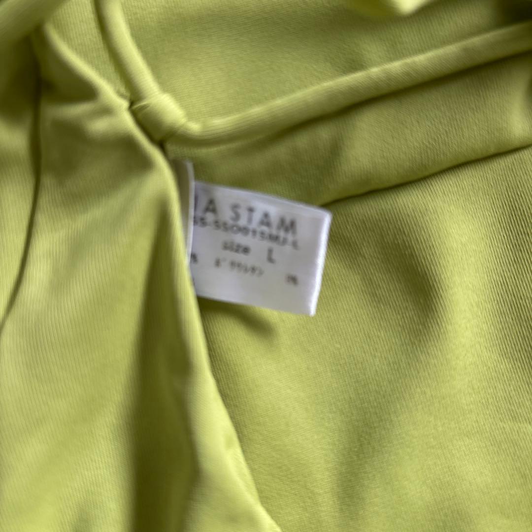 ライムグリーン ワンピース水着