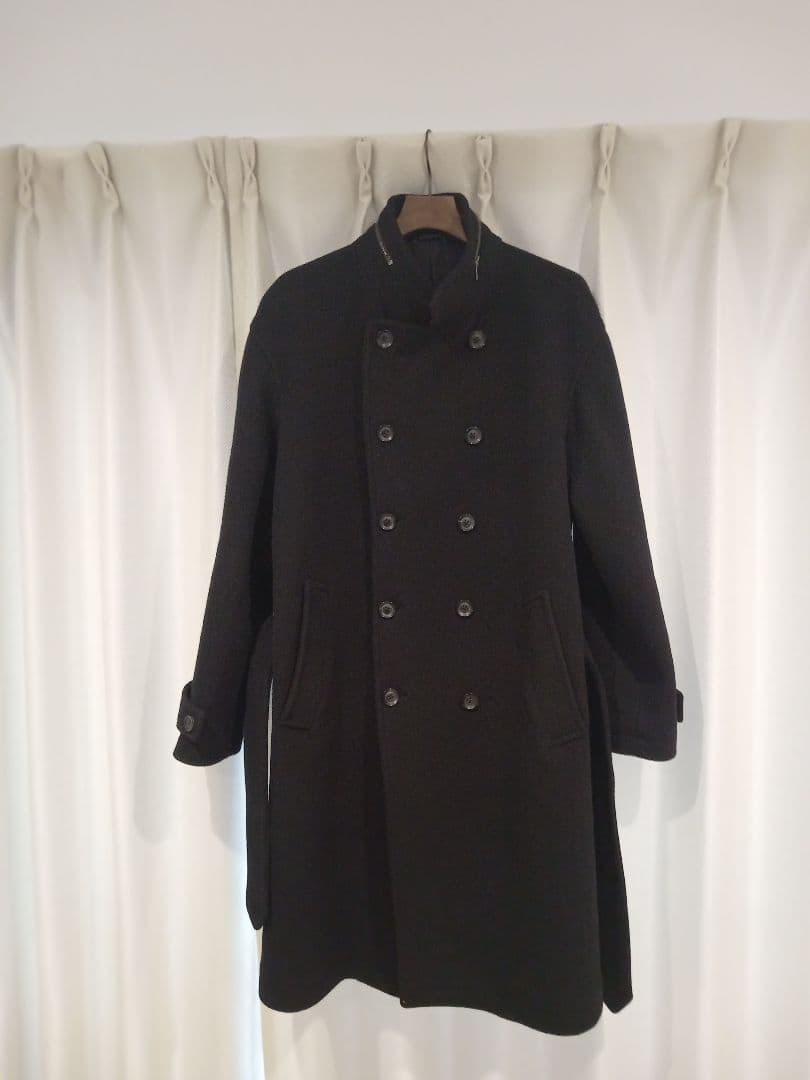 値下げ ジュンハシモト ベルテッドコート トレンチコート