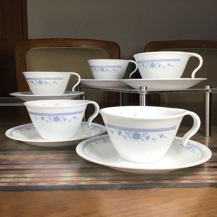 『冬うー特価』　コレール　× 岩城硝子　『パステル』　食器セット　26点