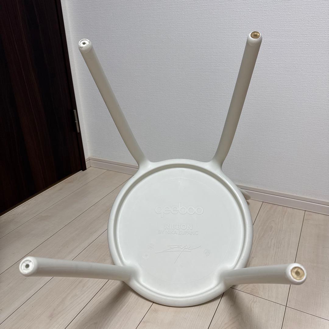 フランフラン　リボンチェア　ホワイト