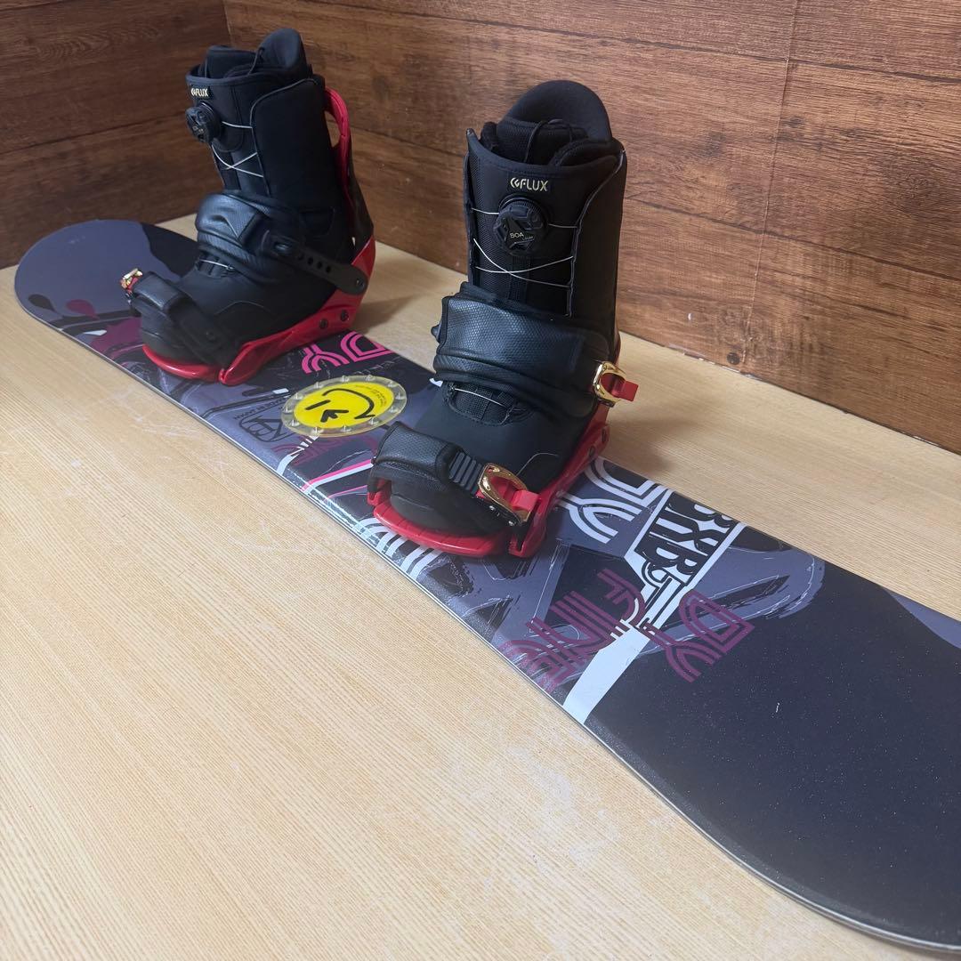 BXB 初心者オススメ　レディース　スノーボード 3点　かわいい　メンテ済み