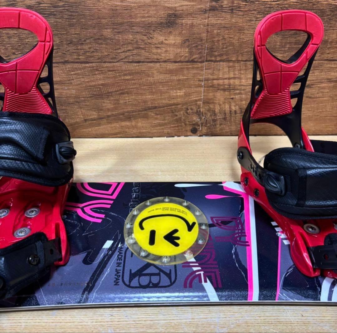 BXB 初心者オススメ　レディース　スノーボード 3点　かわいい　メンテ済み