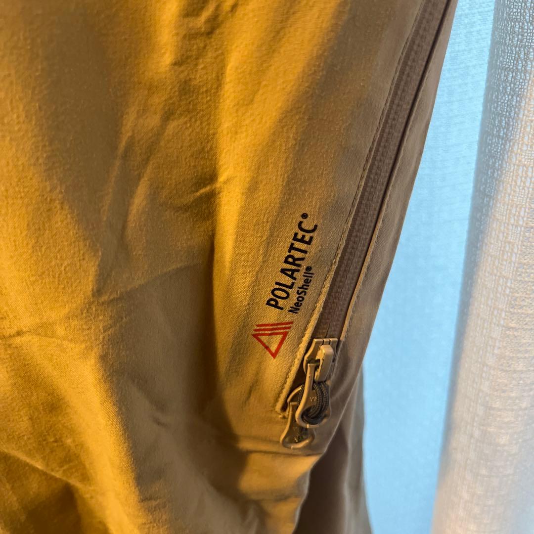 POLARTEC ベージュ スノーボードオーバーオール