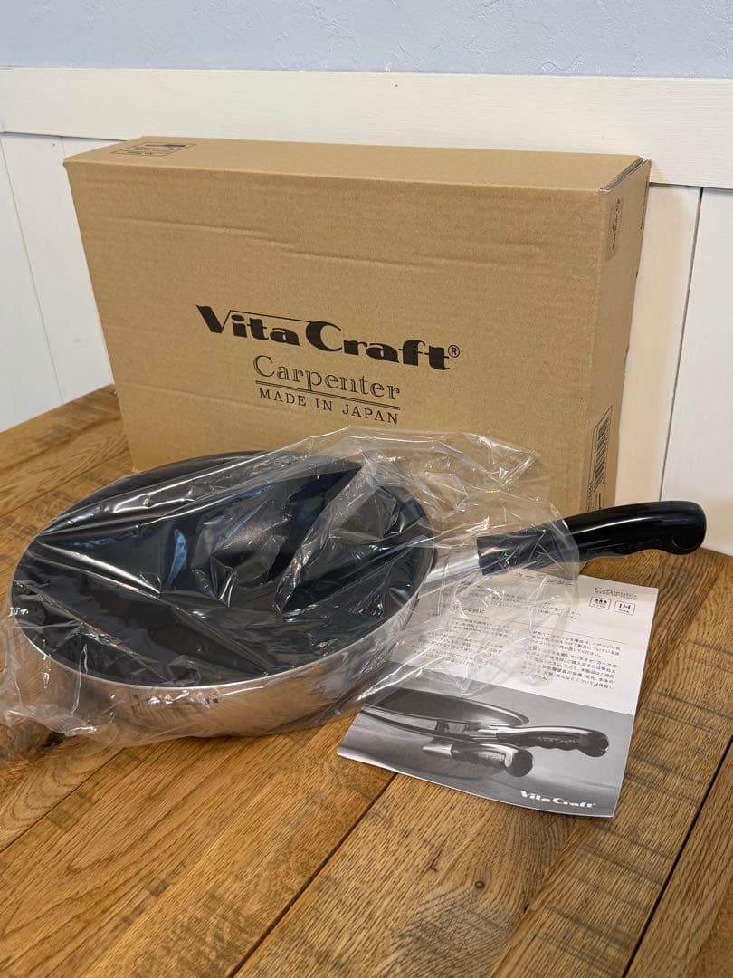 新品 ビタクラフト カーペンター ウォックパン 24cm NO.3464
