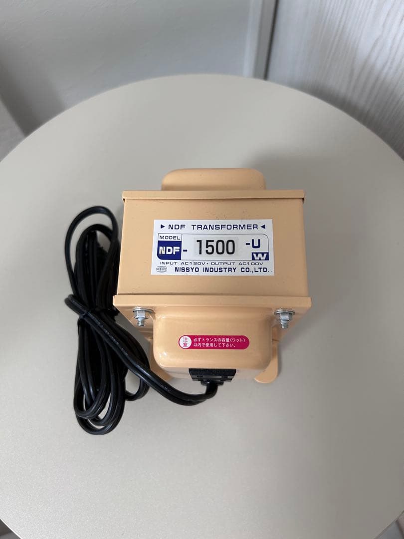 NDF-1500-U トランス式変圧器