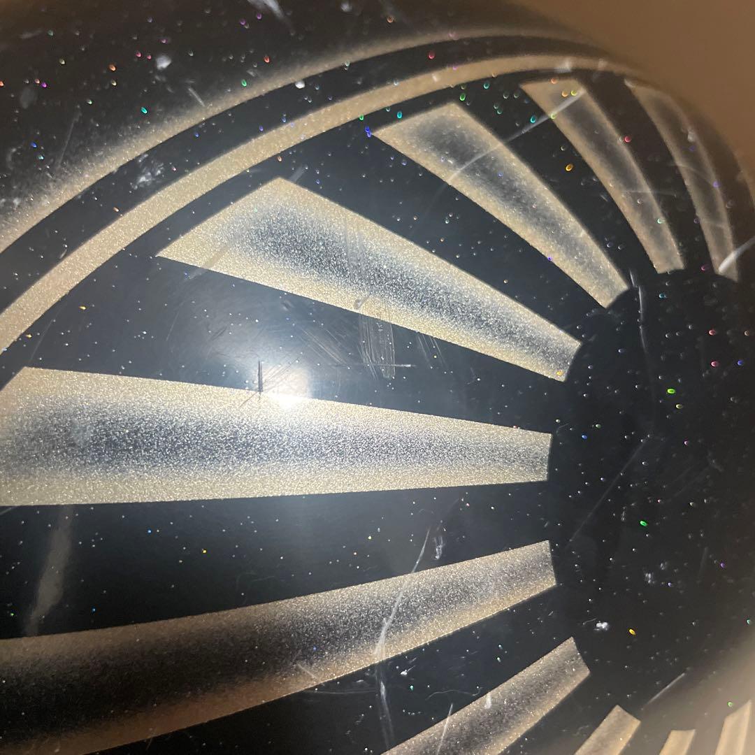 コルク半　日章　ラメ　三つボタン