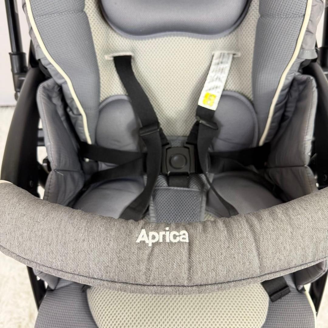 【美品】Aprica アップリカ ラクーナビッテ クッション グレー 98-11