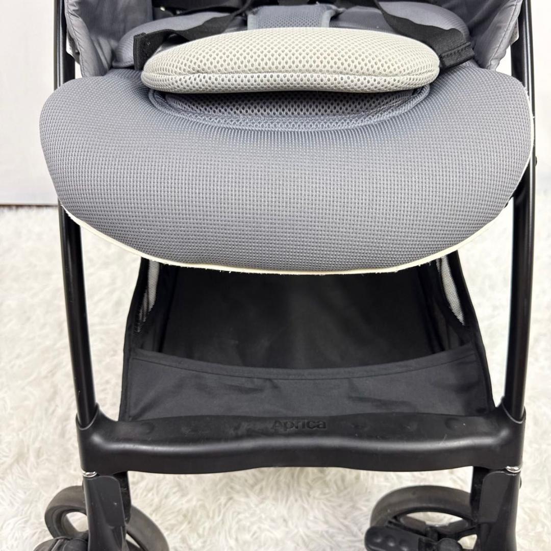 【美品】Aprica アップリカ ラクーナビッテ クッション グレー 98-11