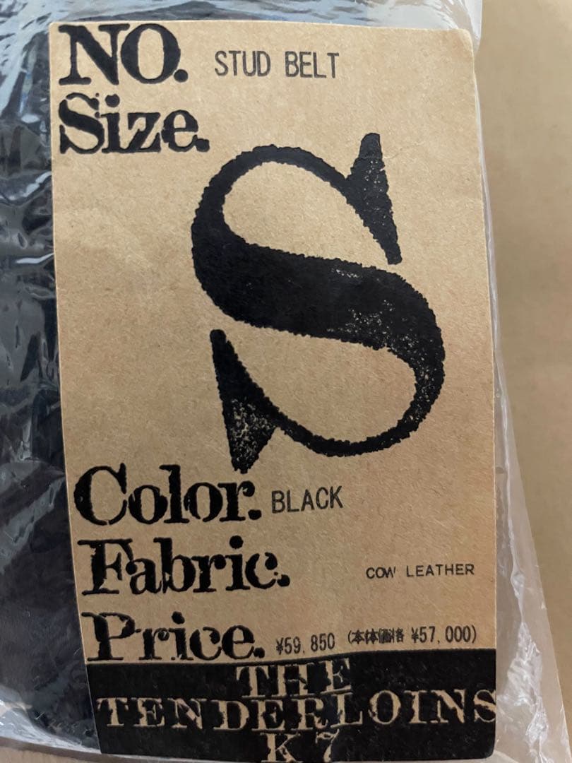 mgwg13794TENDERLOIN STUD BELTスタッズベルト