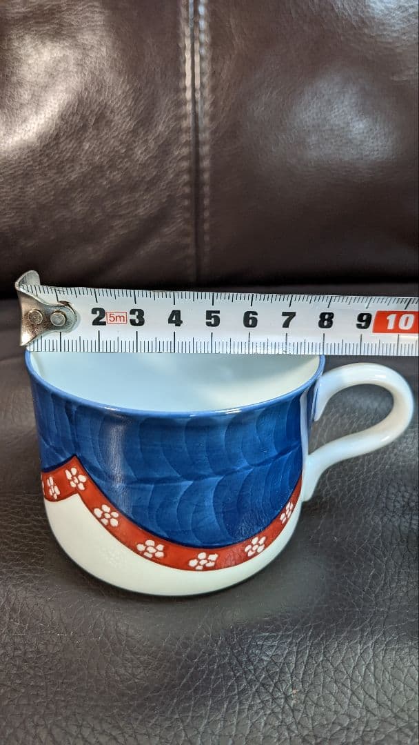 源右衛門　染錦梅小紋　カップセット