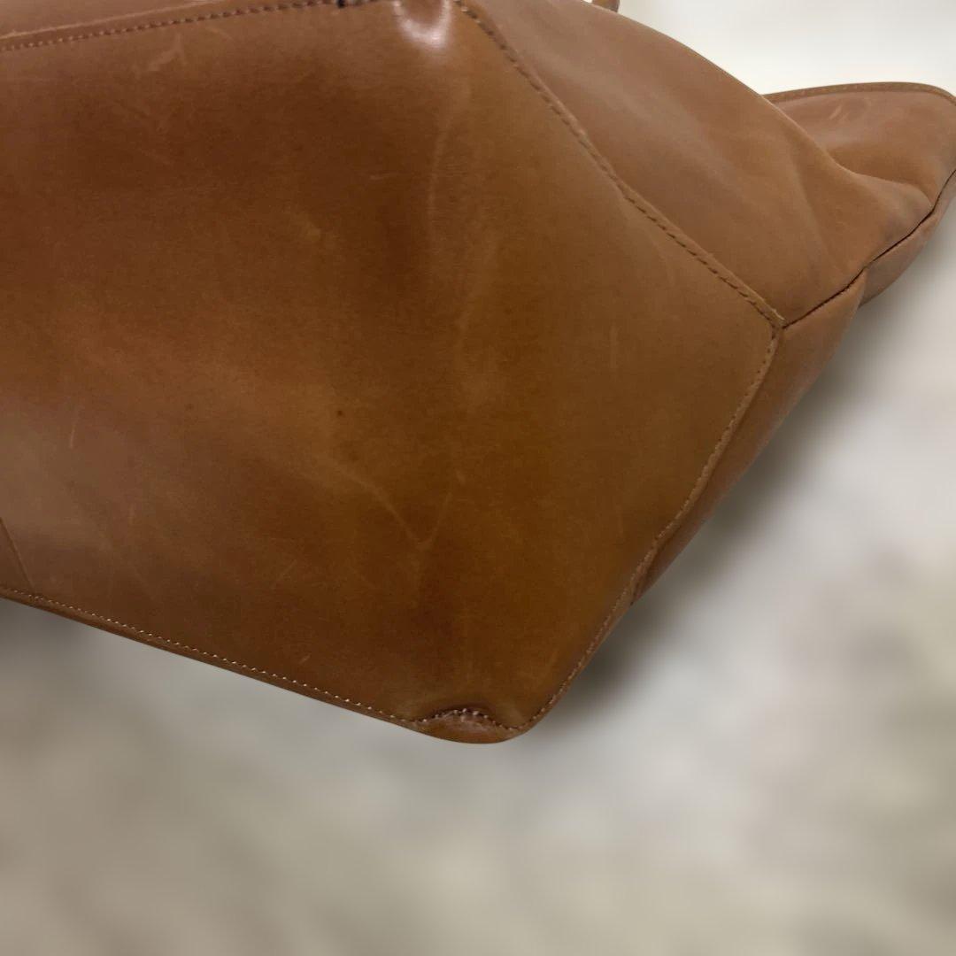 L.L.Bean レザートートバッグ 大 ヴィンテージ　内部総柄