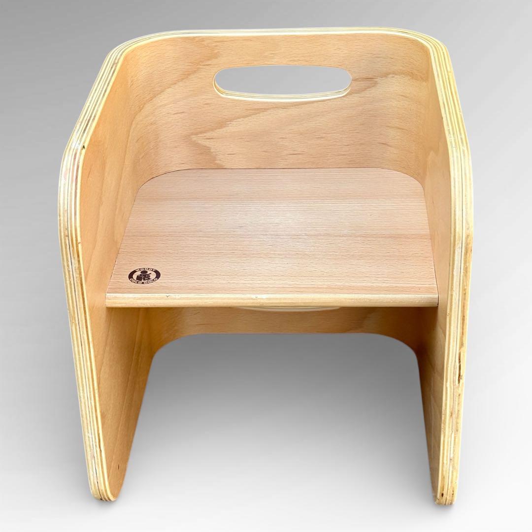 【美品】HOPPLE ホップル コロコロデスク＆チェア 3点セット ナチュラル