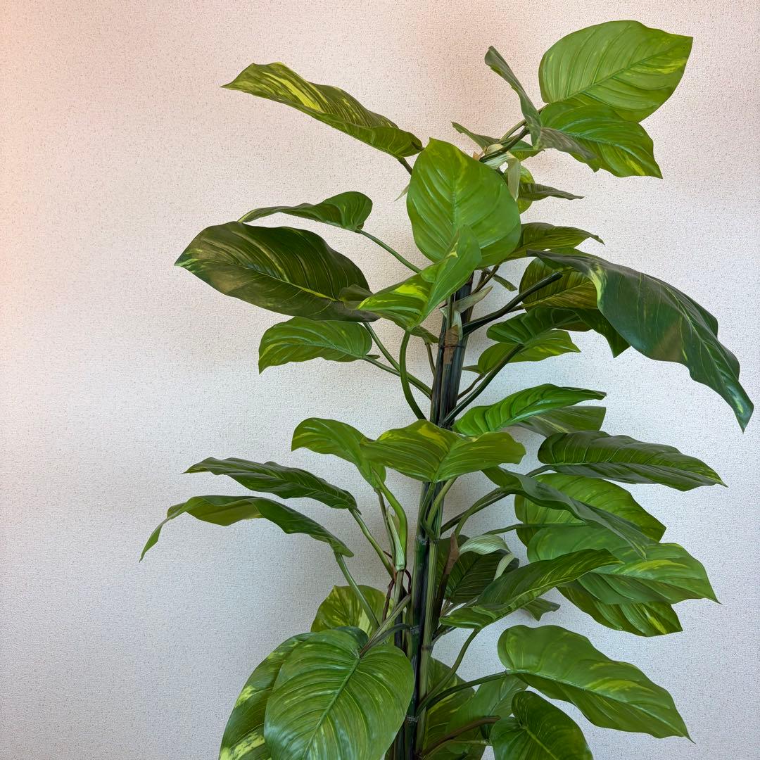 送料無料 フェイクグリーン 人工観葉植物 光触媒 150cm ポトス