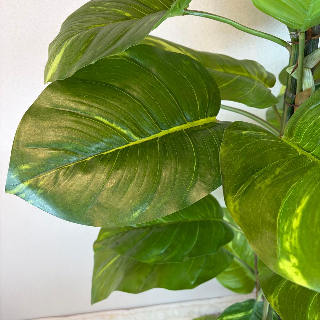 送料無料 フェイクグリーン 人工観葉植物 光触媒 150cm ポトス