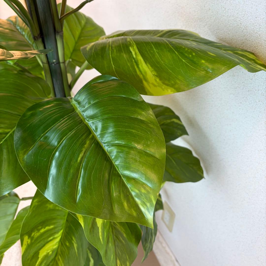 送料無料 フェイクグリーン 人工観葉植物 光触媒 150cm ポトス